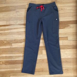 FIGS Charcoal Yola Skinny Scrub Pants - Medium